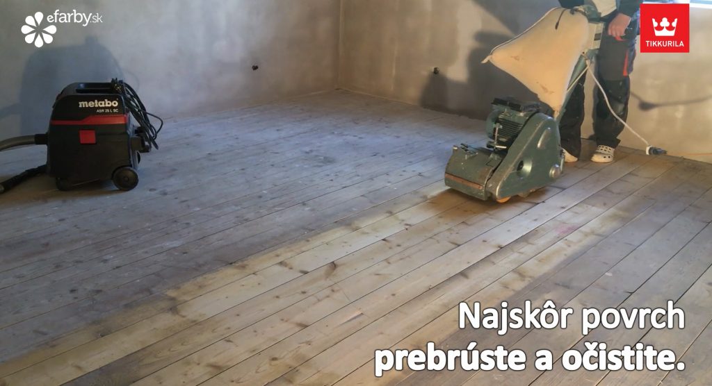 Ako namoriť a nalakovať drevenú podlahu, brúsenie drevenej podlahy